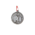 Solid Pewter Ornament (2" dia. Fireplace)